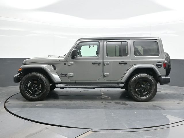 Used 2021 Gray Jeep Unlimited Sahara Altitude image 4