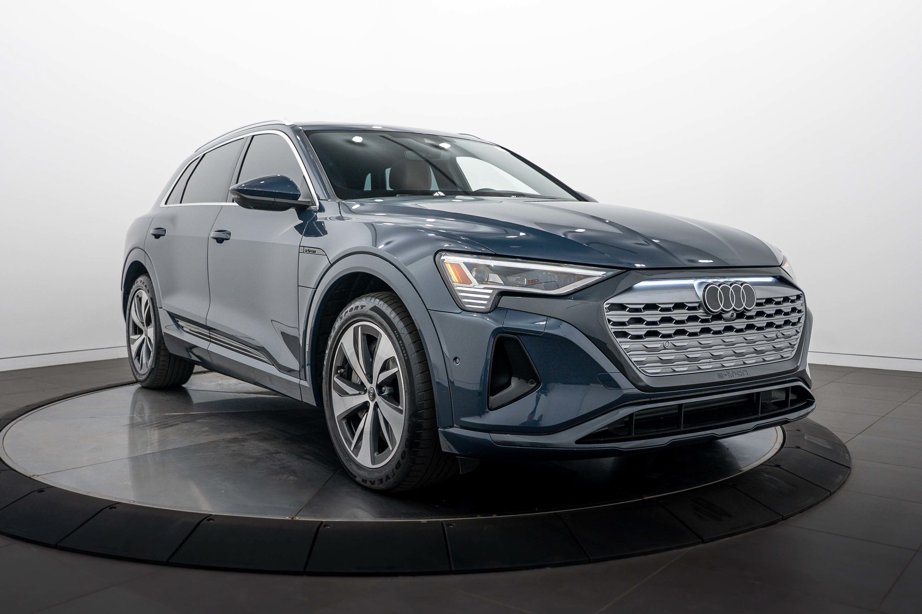 Certified 2024 Audi Q8 e-tron Prestige with VIN WA16AAGE9RB016899 for sale in Highland Park, IL