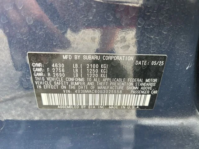 Used 2025 Blue Subaru Premium image 13