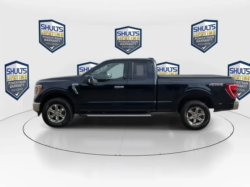 Used 2022 Antimatter Blue Metallic Ford XLT image 7