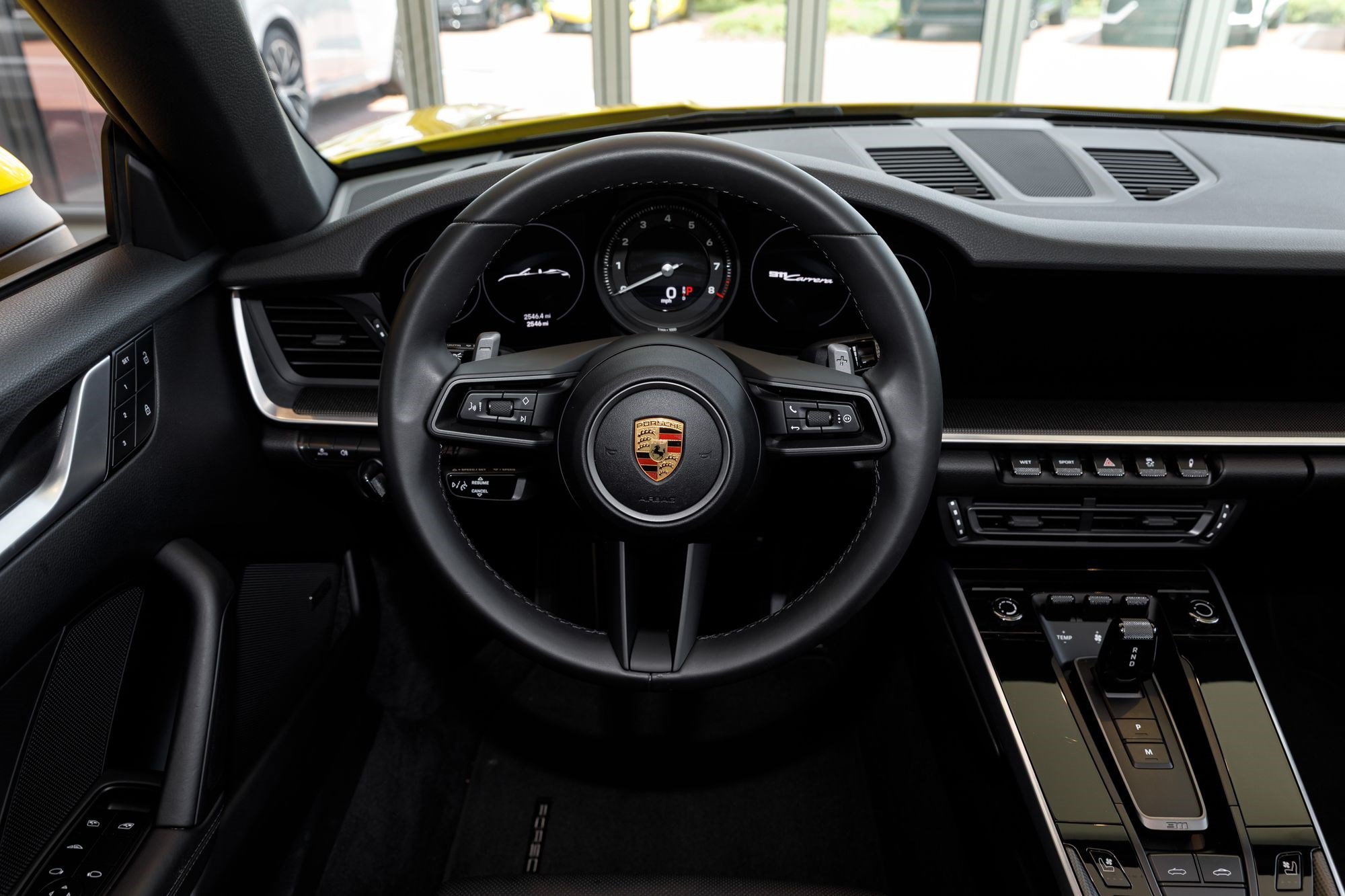Used 2022 Racing Yellow Porsche Carrera image 15
