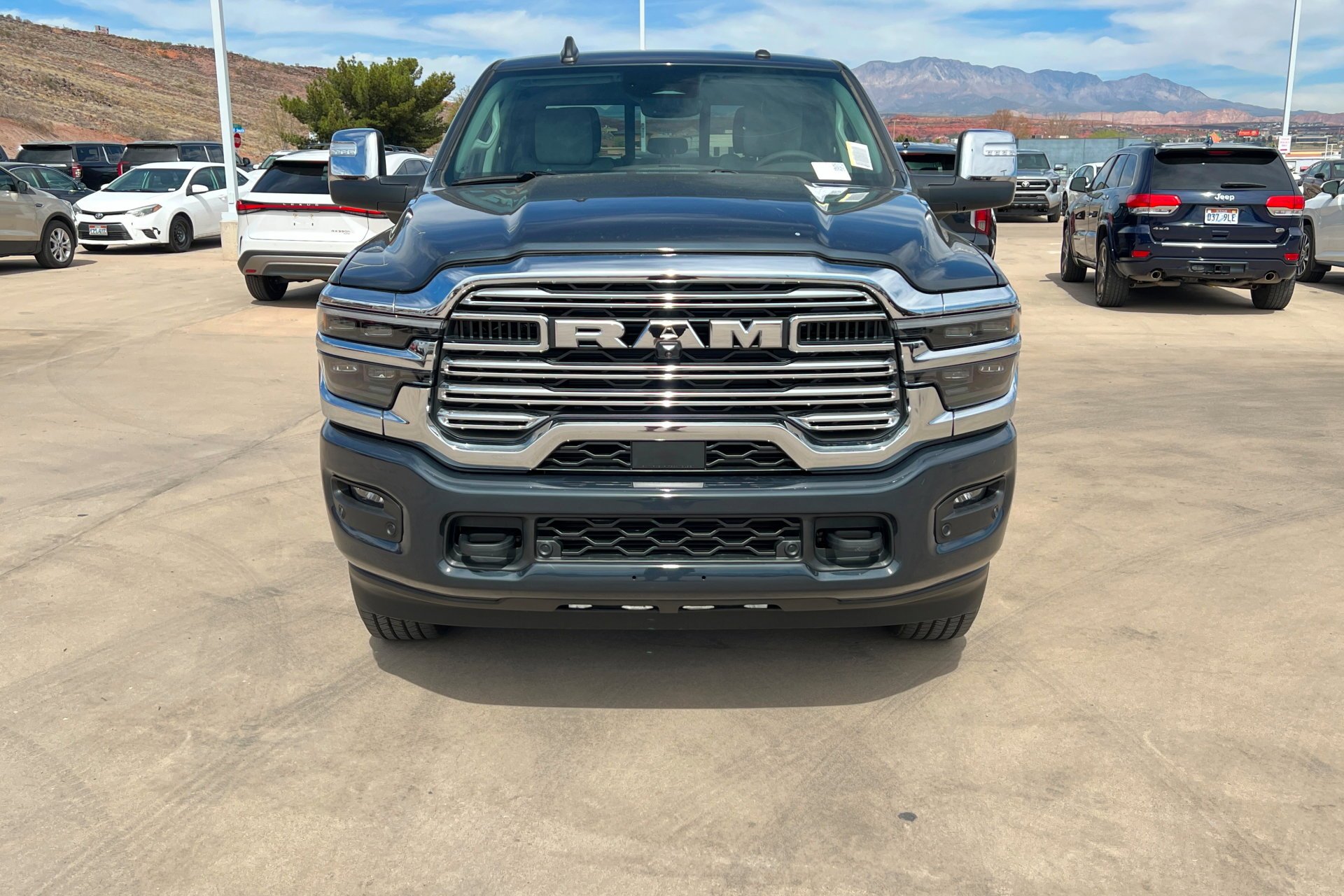 New 2026 Forged Blue Metallic Exterior Paint RAM Laramie image 9