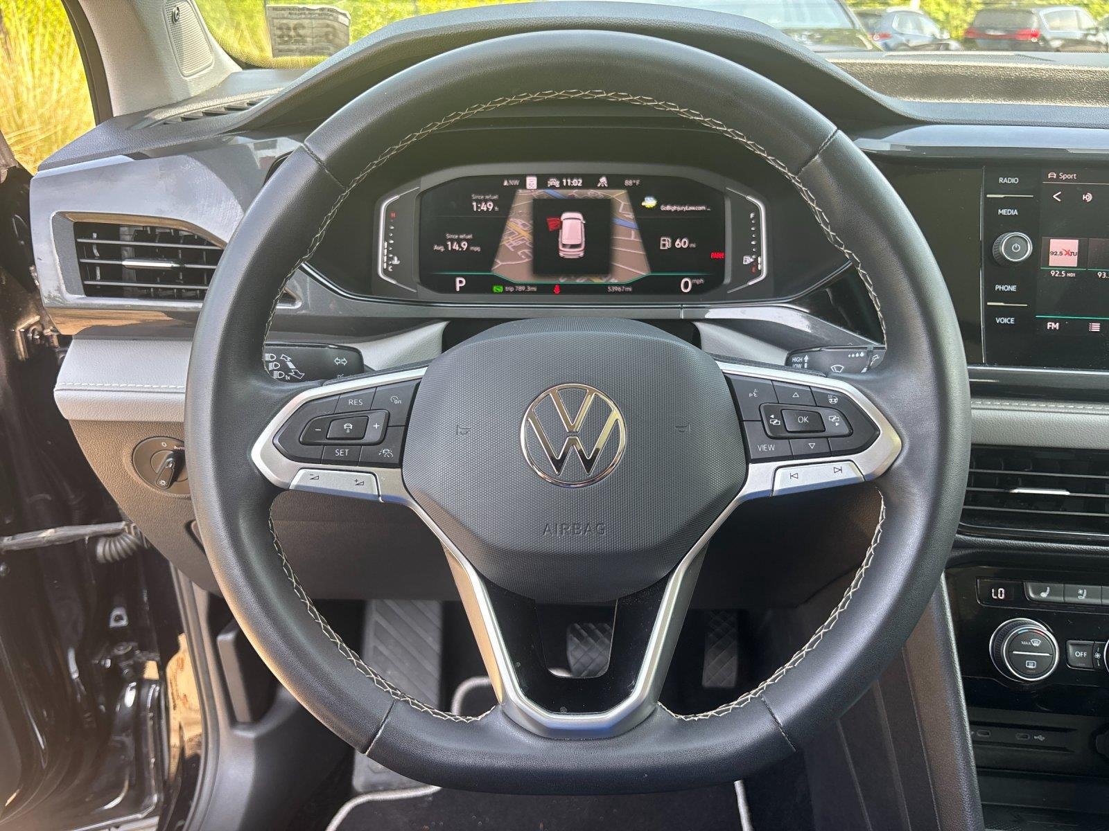 Used 2023 Deep Black Pearl Volkswagen SEL image 17