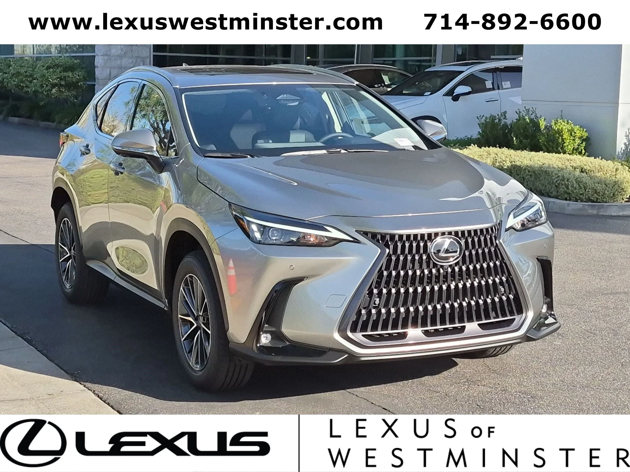 New 2026 Atomic Silver Lexus NX 450h+ PREMIUM AWD image 3