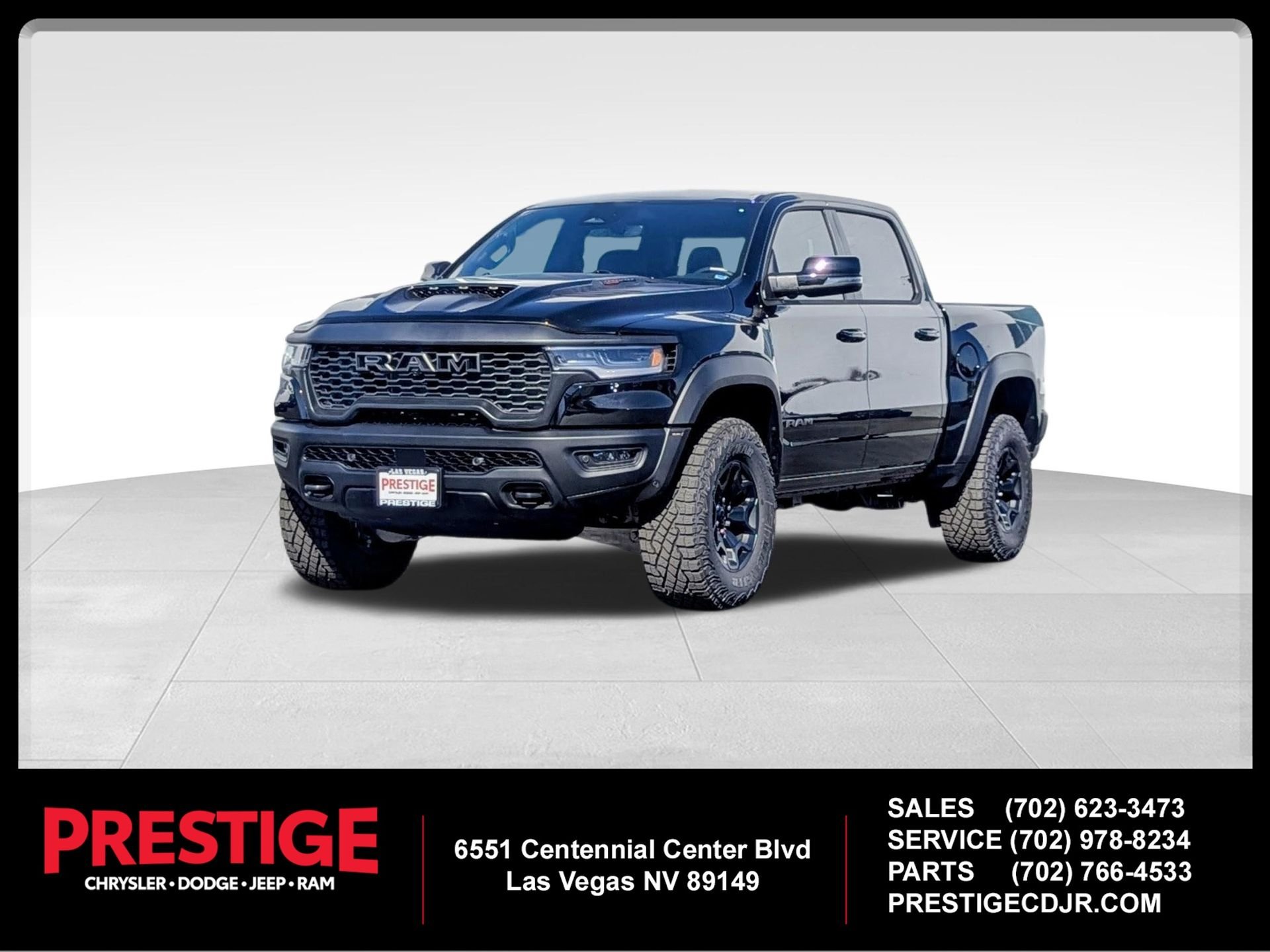 New 2026 Diamond Black Crystal Pearl-Coat Exterior Paint RAM RHO image 1