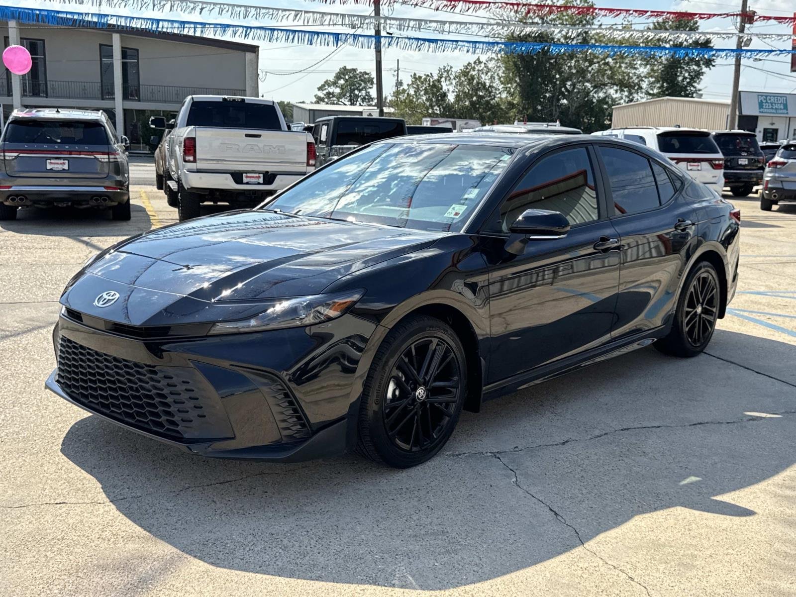 Used 2026 Midnight Black Metallic Toyota SE image 3