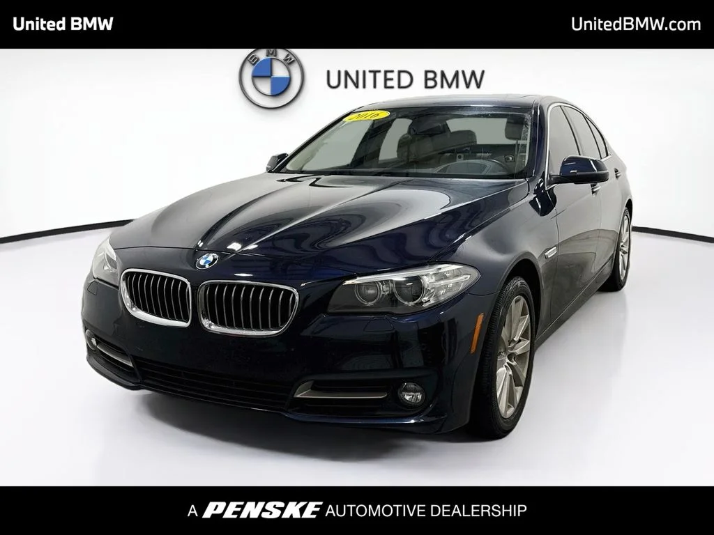 Used 2016 Imperial Blue Metallic BMW 535i image 1