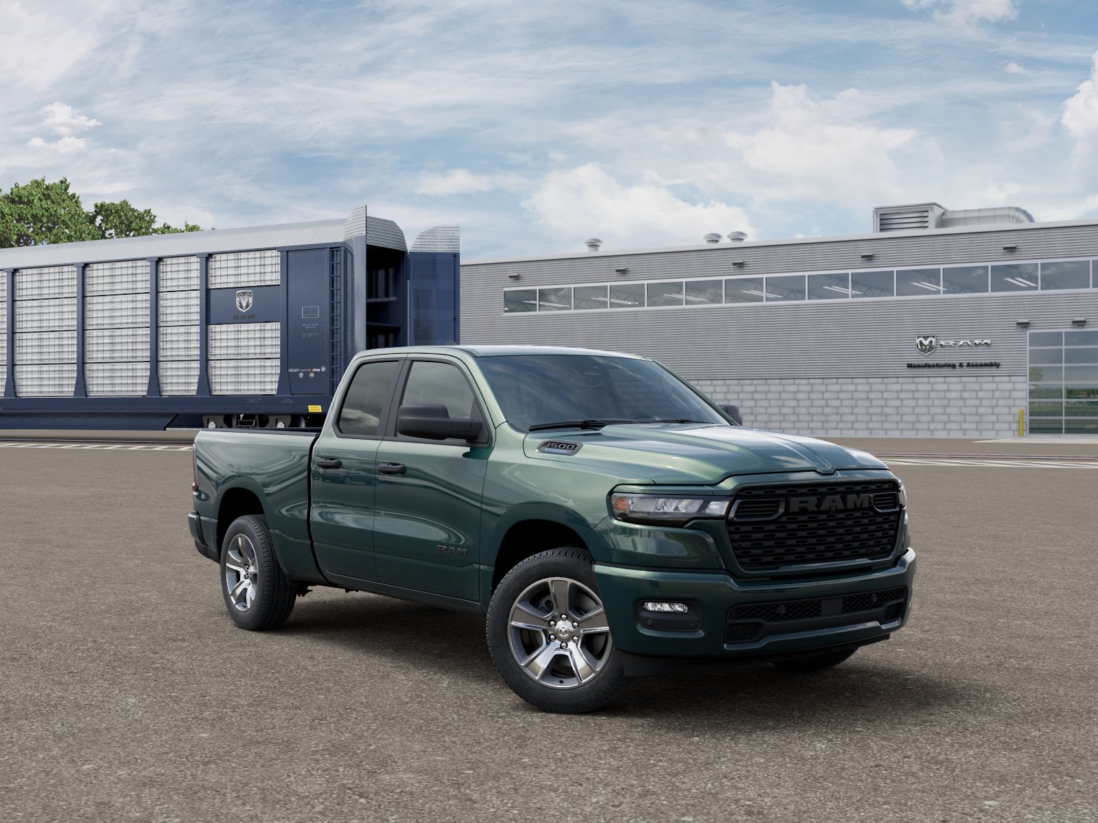 New 2026 Serrano-Green Metallic Exterior Paint RAM  image 3