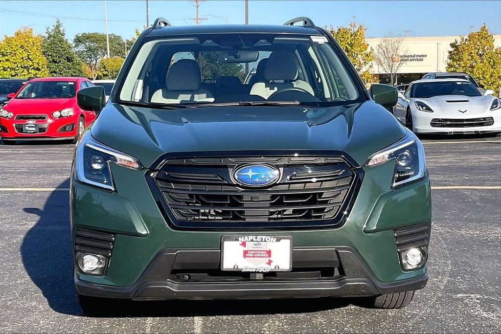 Certified Used 2024 Green Subaru Premium image 3