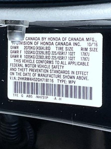 Used 2016 Black Honda EX image 25