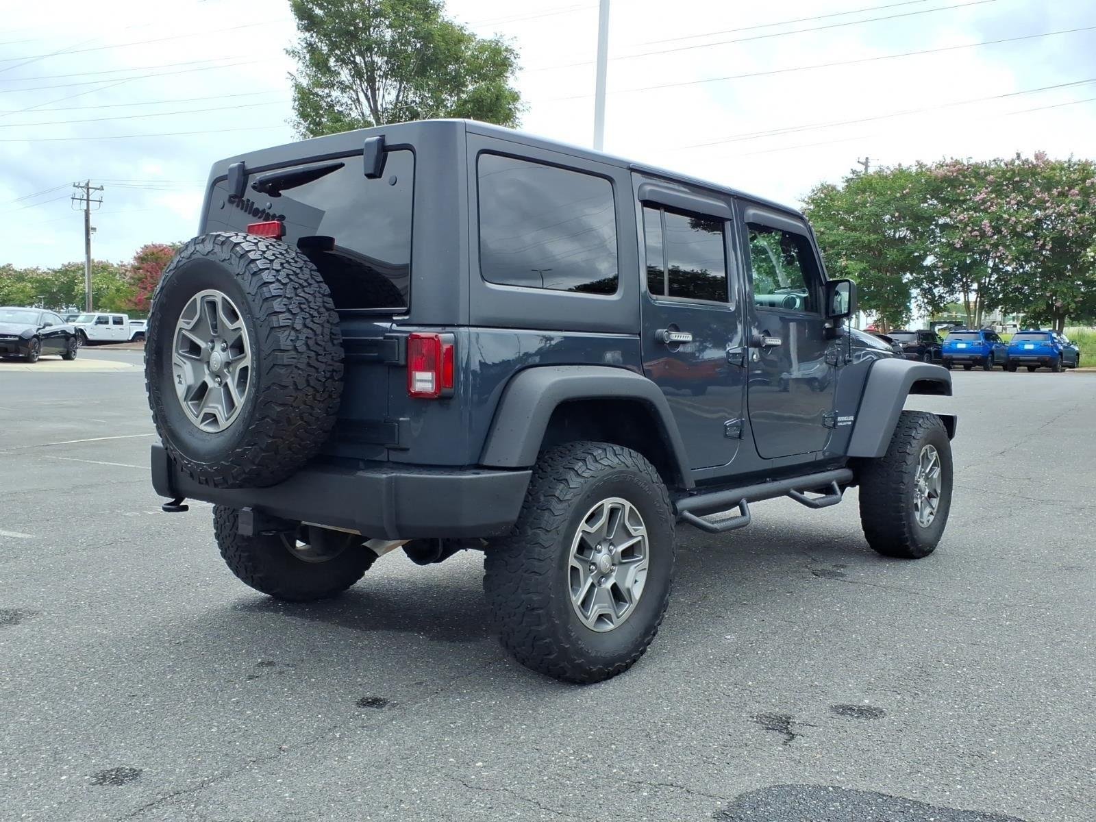 Used 2017 Granite Crystal Metallic Clearcoat Jeep Rubicon image 2