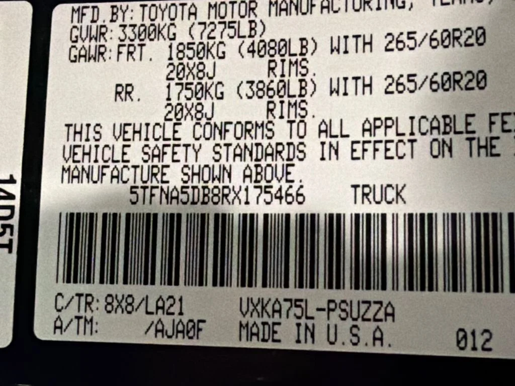 Used 2024 Blueprint Toyota Platinum image 43