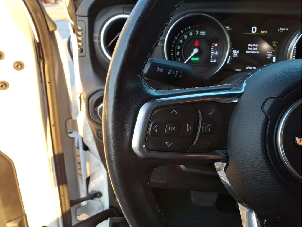 Used 2022 White Jeep Unlimited Sahara 4xe image 22