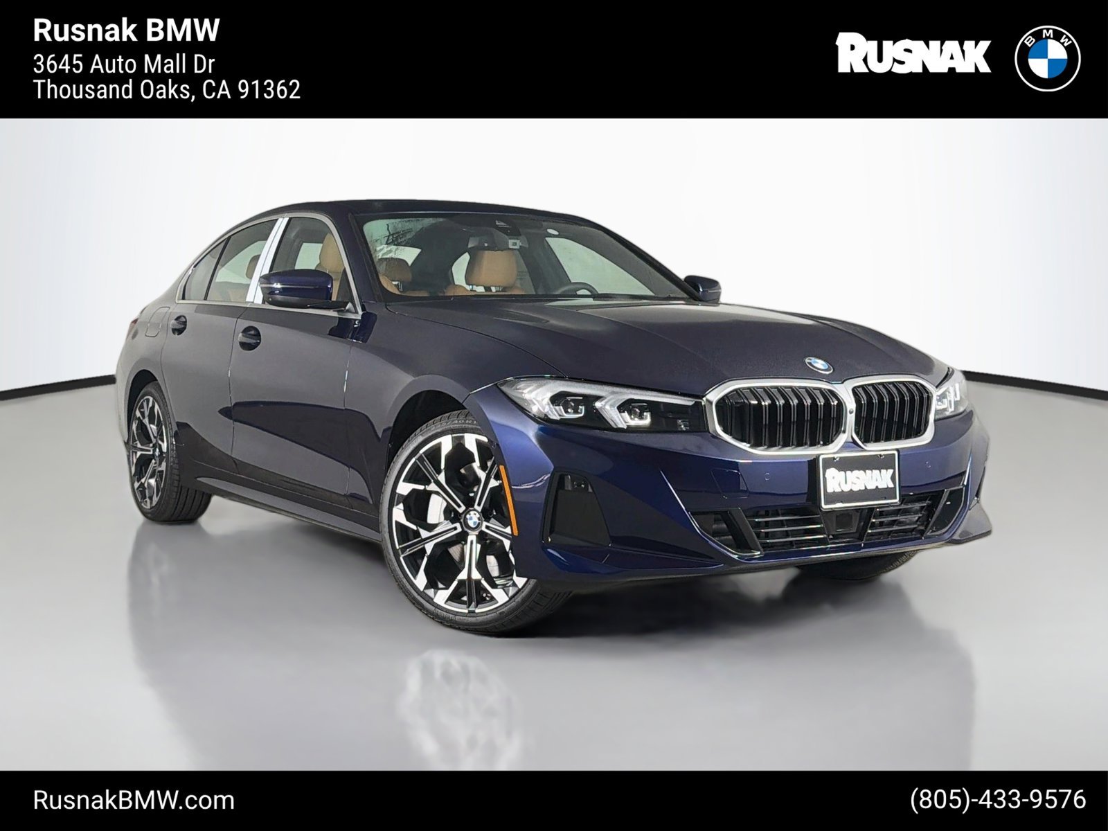 New 2026 Tanzanite Blue II Metallic BMW 330i xDrive image 1