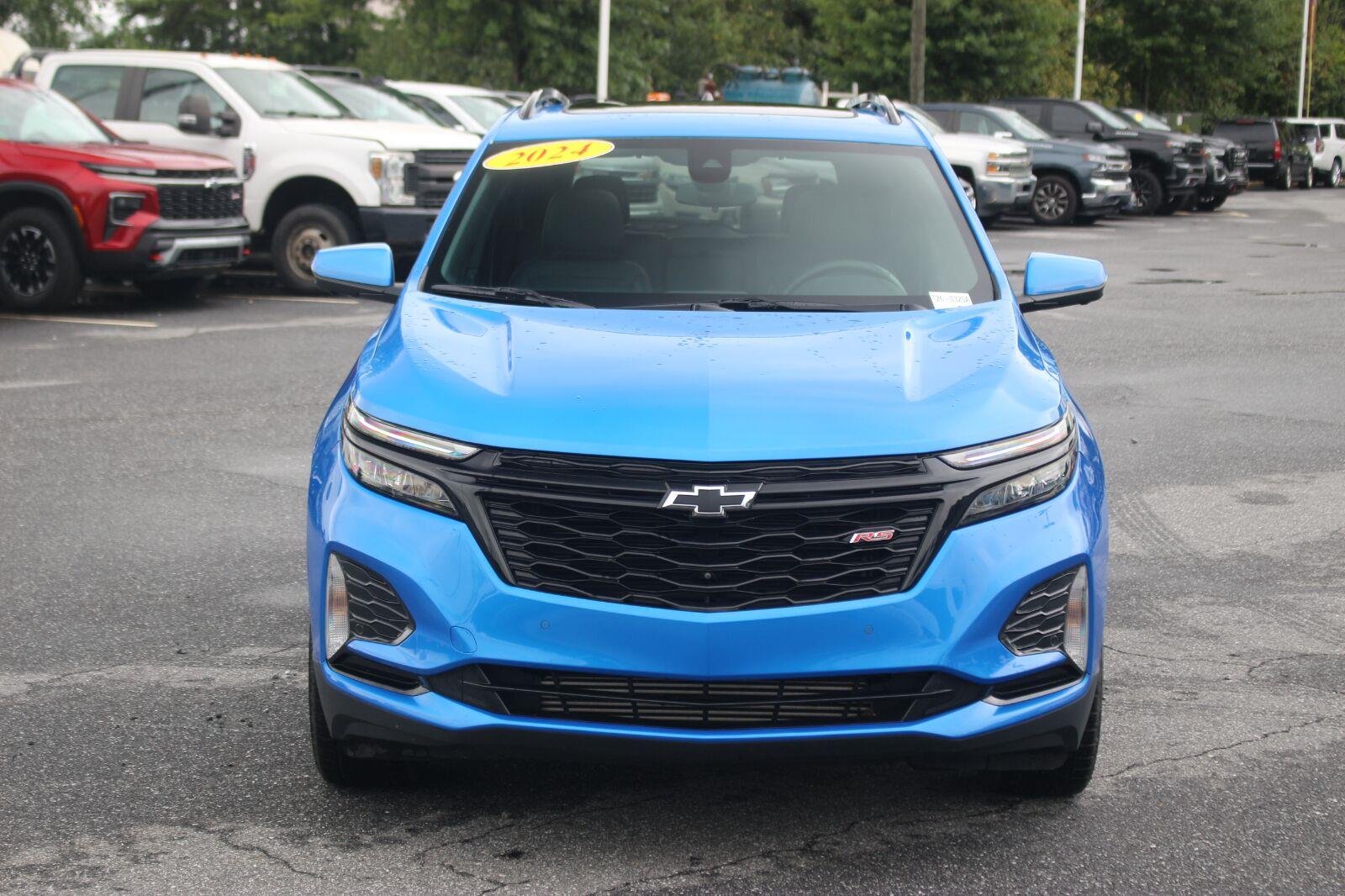 Used 2024 Riptide Blue Metallic Chevrolet RS image 2