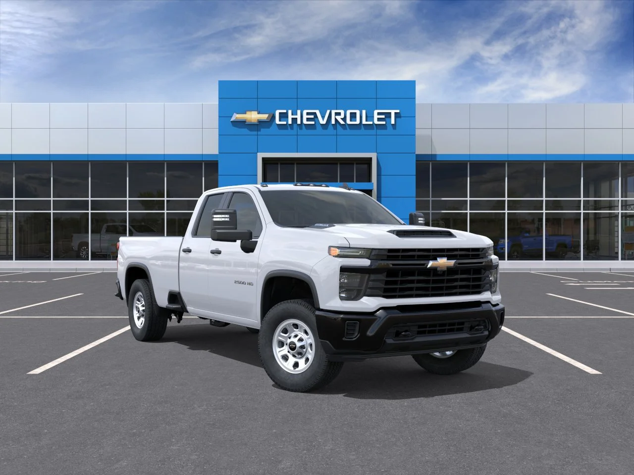 New 2026 White Chevrolet Work Truck image 1