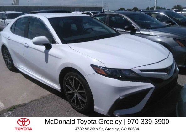 Used 2023 White Toyota SE image 1