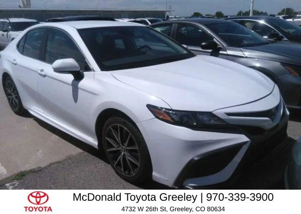 Used 2023 White Toyota SE image 1