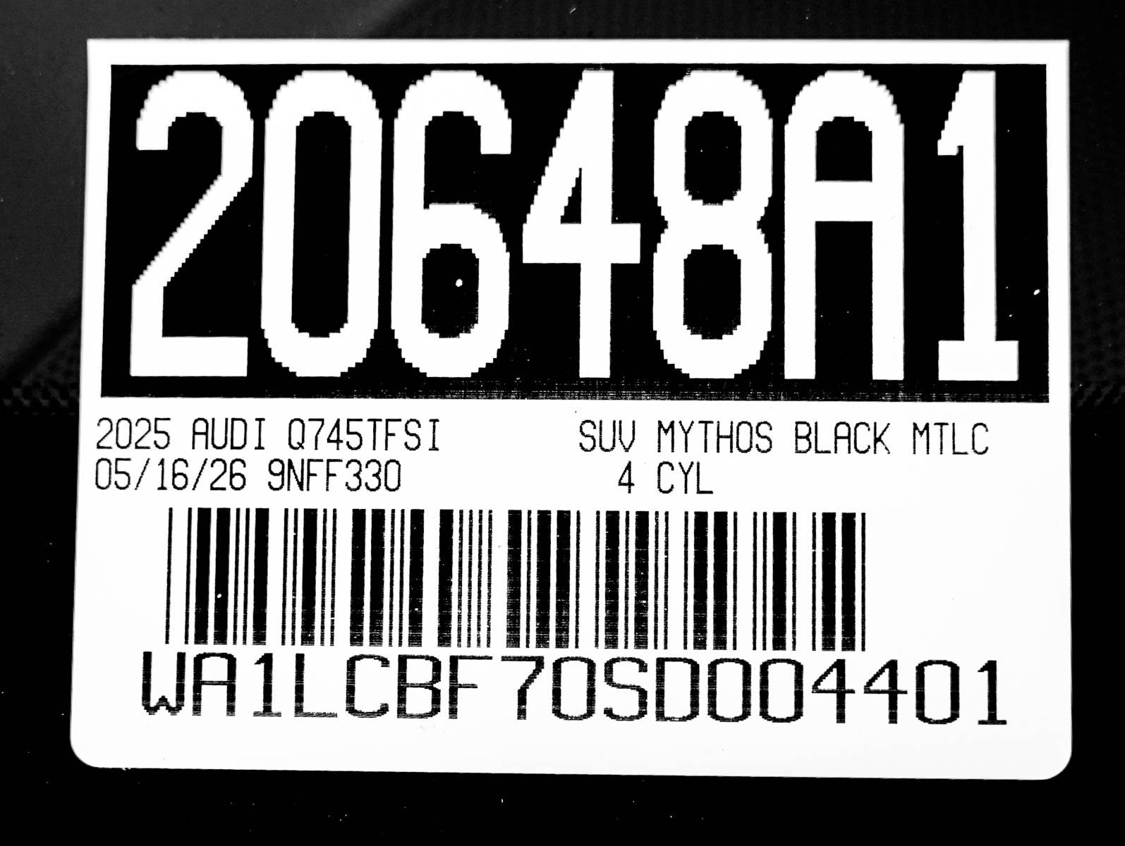 Used 2025 Mythos Black Metallic Audi Premium Plus image 25