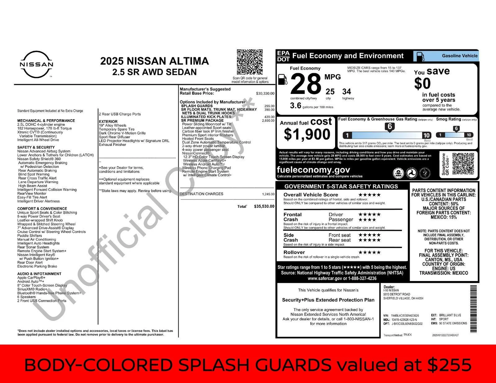 2025 Nissan Altima SR - Photo 6
