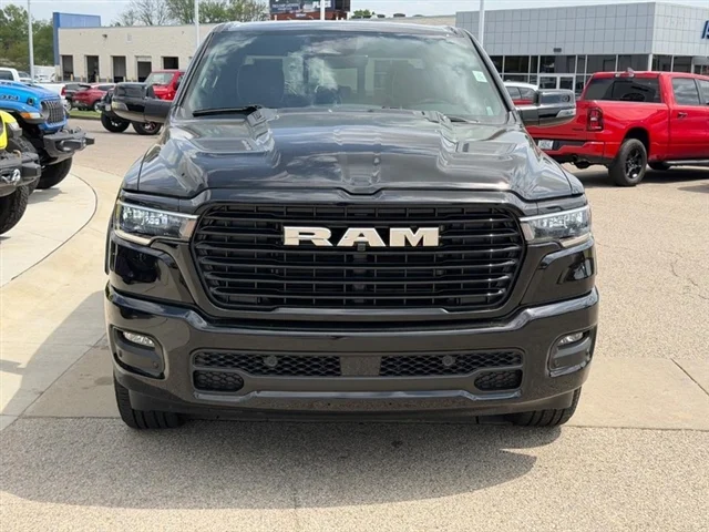 New 2026 Diamond Black Crystal Pearl-Coat Exterior Paint RAM Laramie image 2