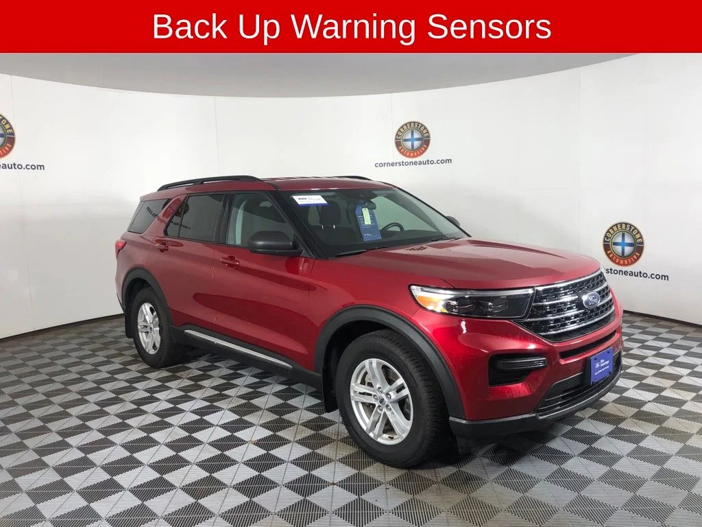 Certified Used 2021 Red Metallic Ford XLT image 15