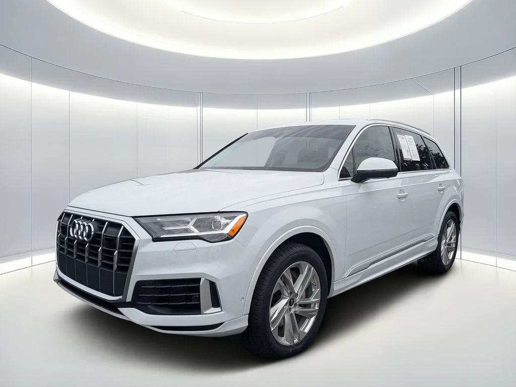 Certified Used 2022 White Audi 55 Premium Plus image 8