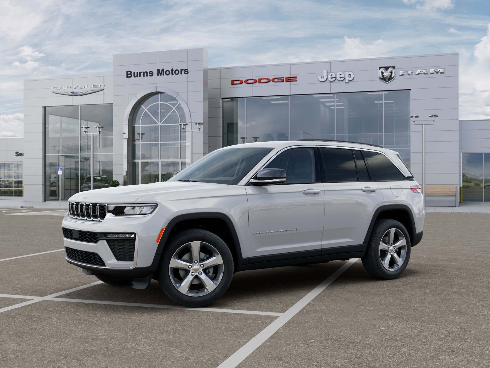 New 2026 Bright White Clear-Coat Exterior Paint Jeep Limited image 2