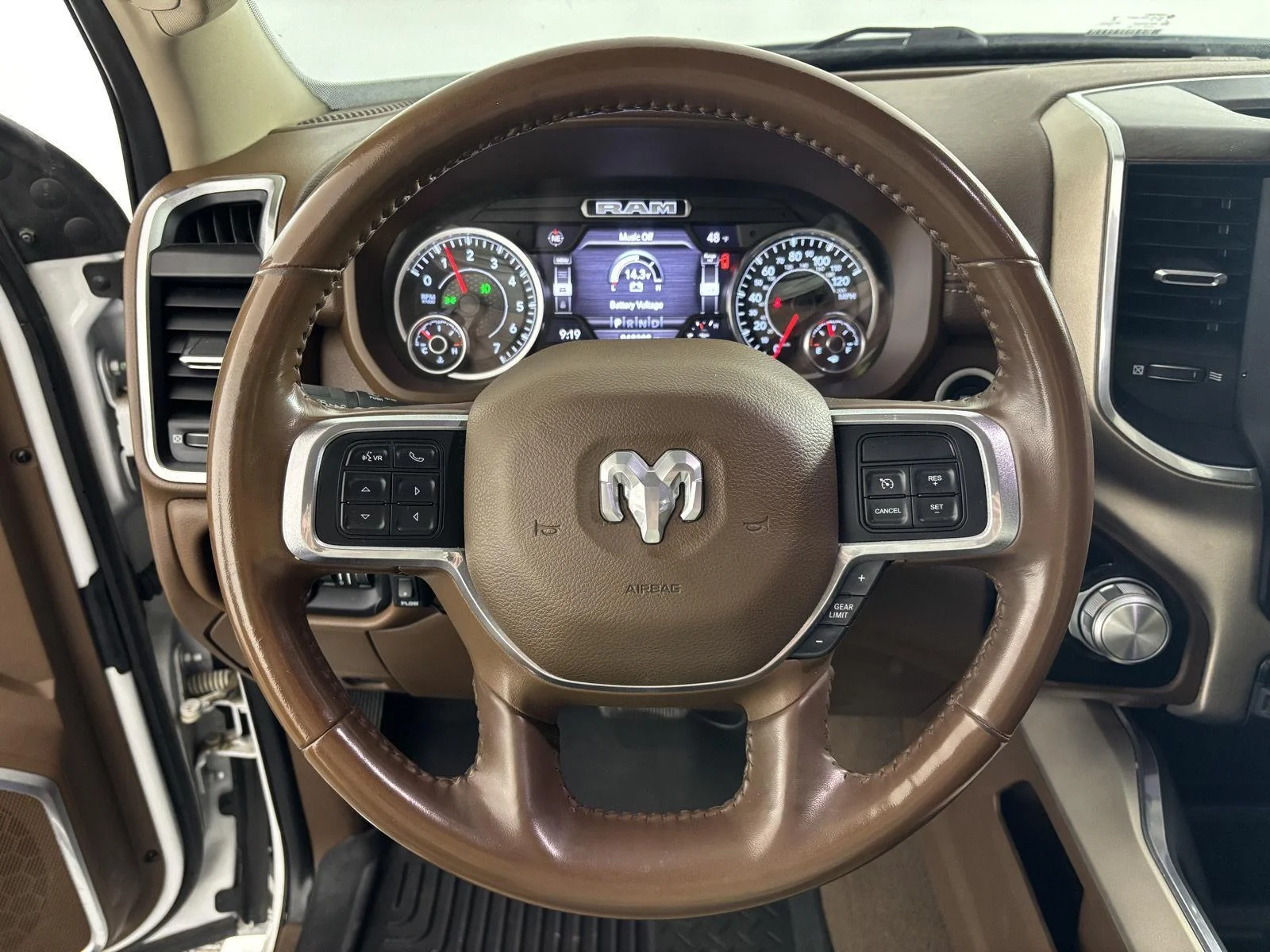 Used 2022 Bright White Clearcoat Ram Laramie image 26