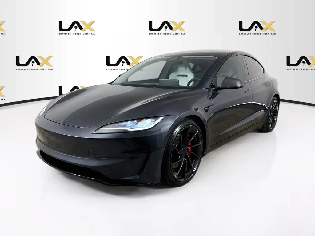 Used 2024 Gray Tesla Performance image 3