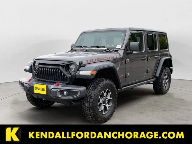 Used 2019 Gray Jeep Unlimited Rubicon image 1