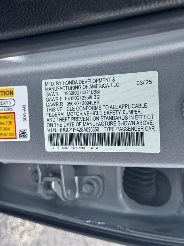 2025 Honda Accord SE - Photo 27
