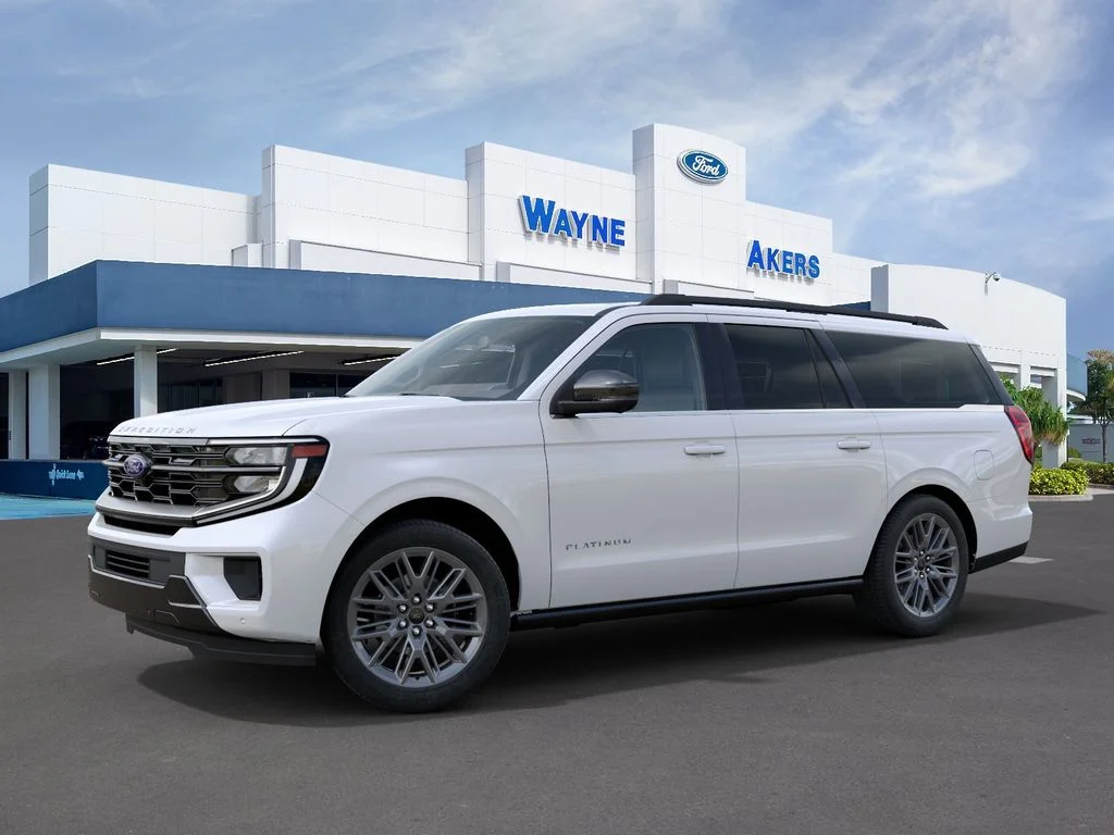New 2027 Star White Metallic Tri-Coat Ford Platinum image 1