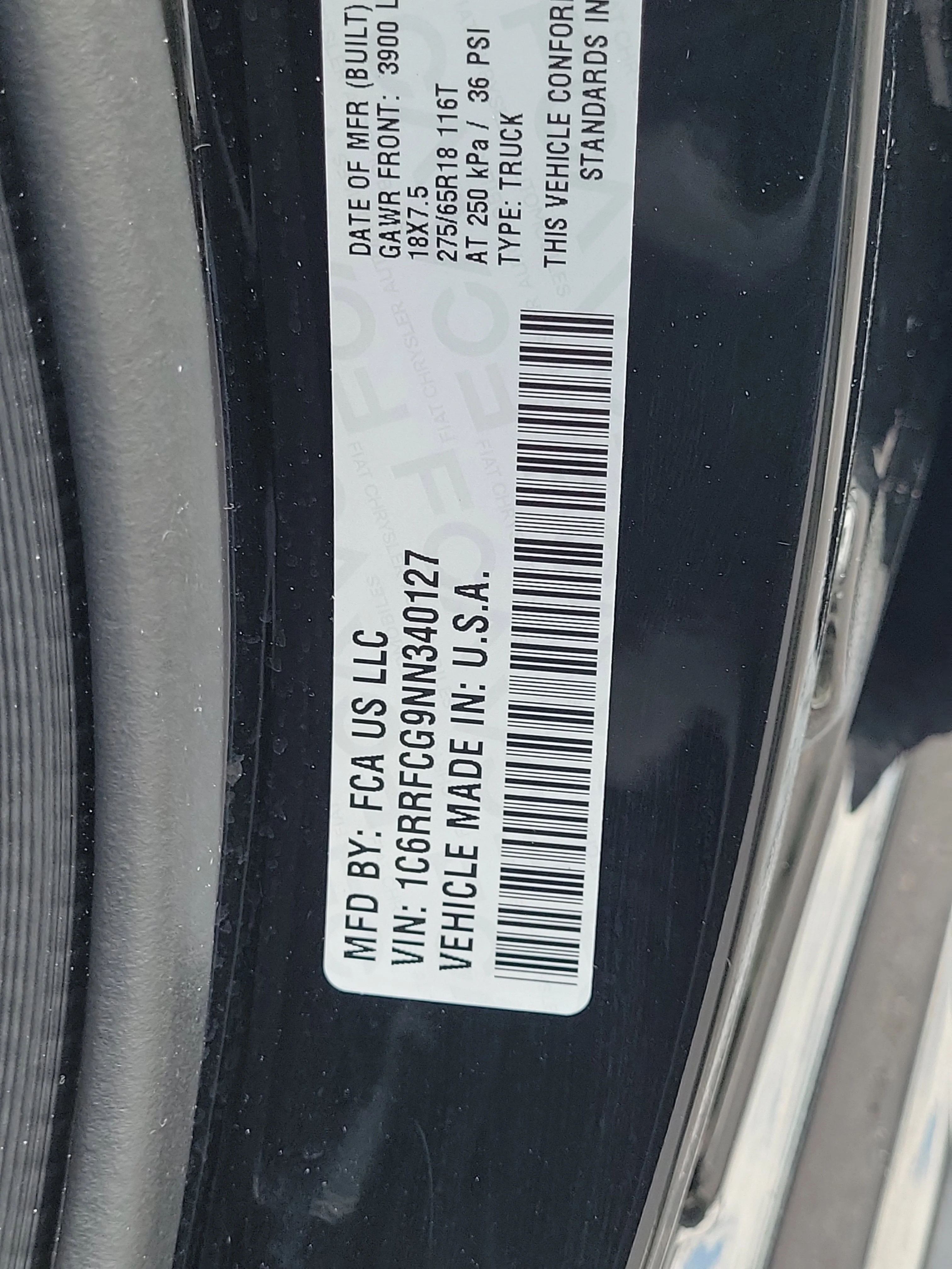 Used 2022 Diamond Black Ram Tradesman image 33