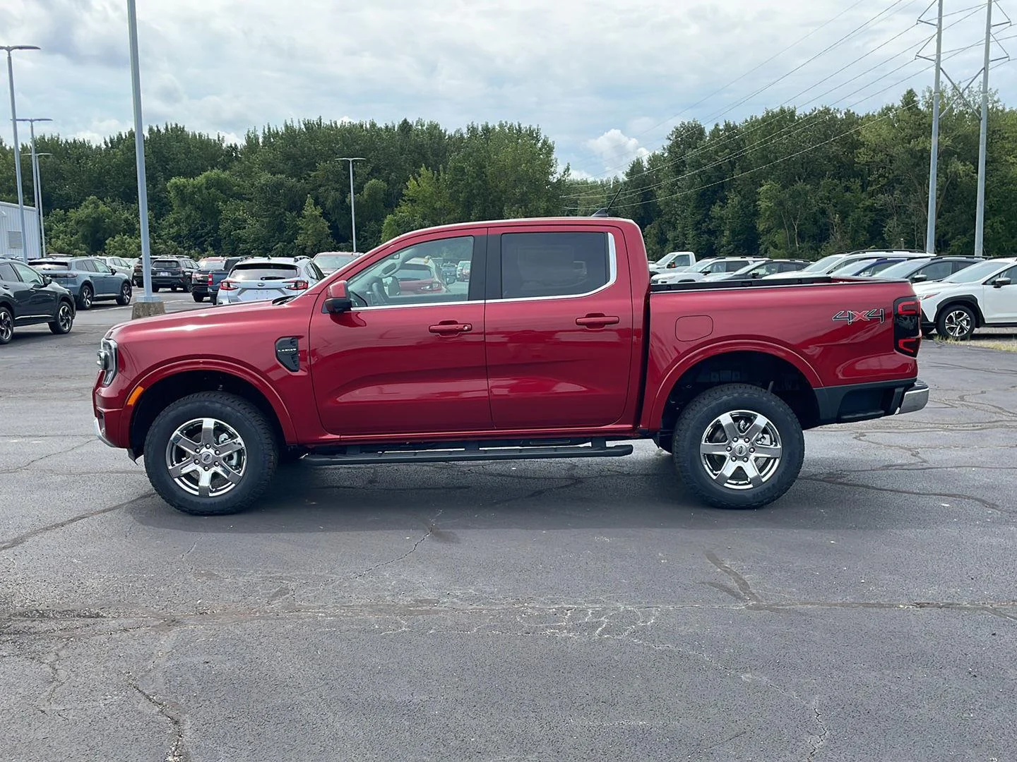 New 2026 Ruby Red Metallic Tinted Clearcoat Ford LARIAT image 2