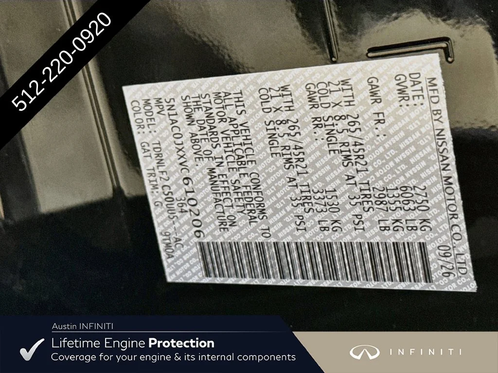 New 2027 Black INFINITI AUTOGRAPH image 43