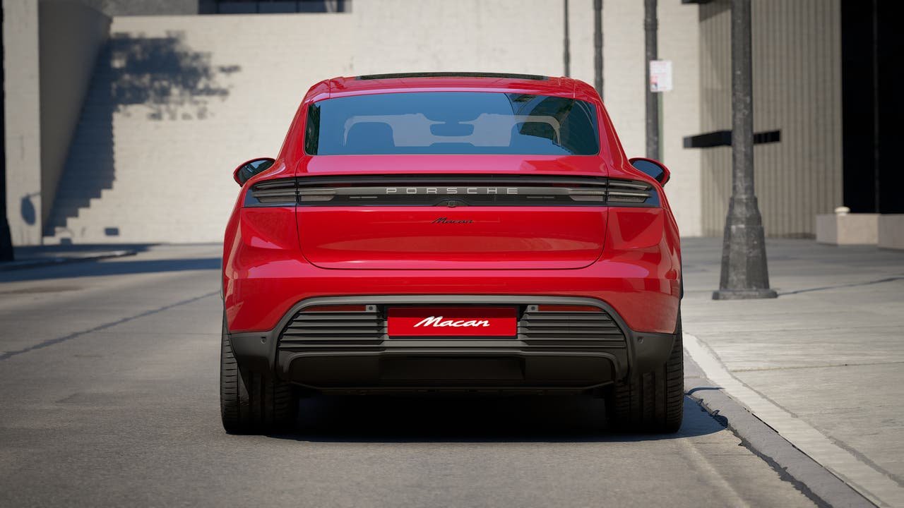 New 2027 Carmine Red Porsche Electric image 7
