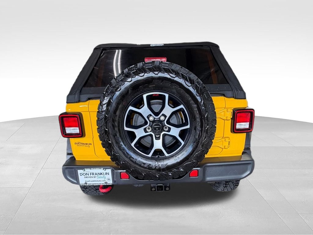 Used 2021 Yellow Jeep Unlimited Rubicon image 4