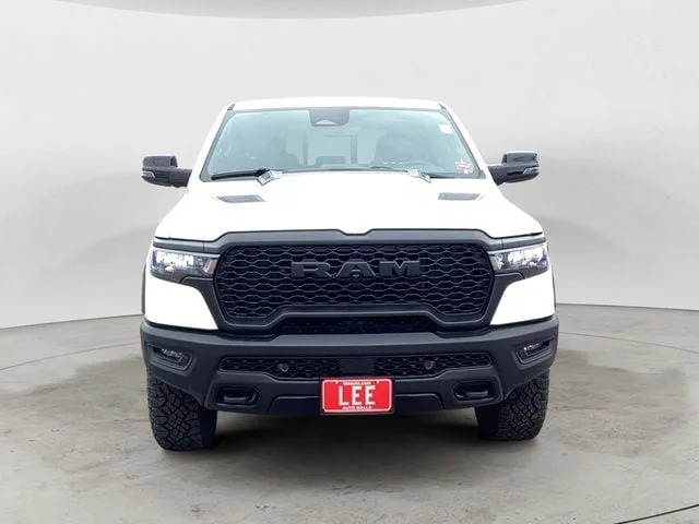 New 2026 Bright White Clearcoat Ram REBEL CREW CAB 4X4 5
