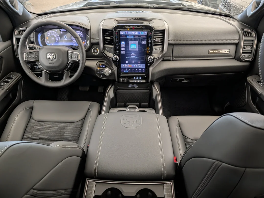 New 2026 Blue RAM Sport - - HEMI V8 - 20 Wheels - Sport Hood - Uconnect 5 NAV - LED Lights & More! image 26
