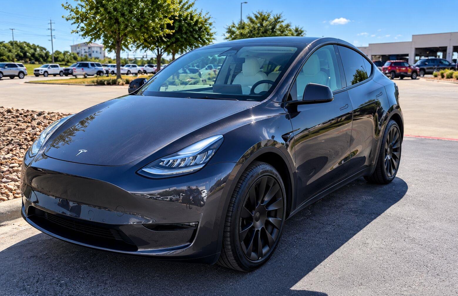 Used 2023 GRAY Tesla Long Range image 1
