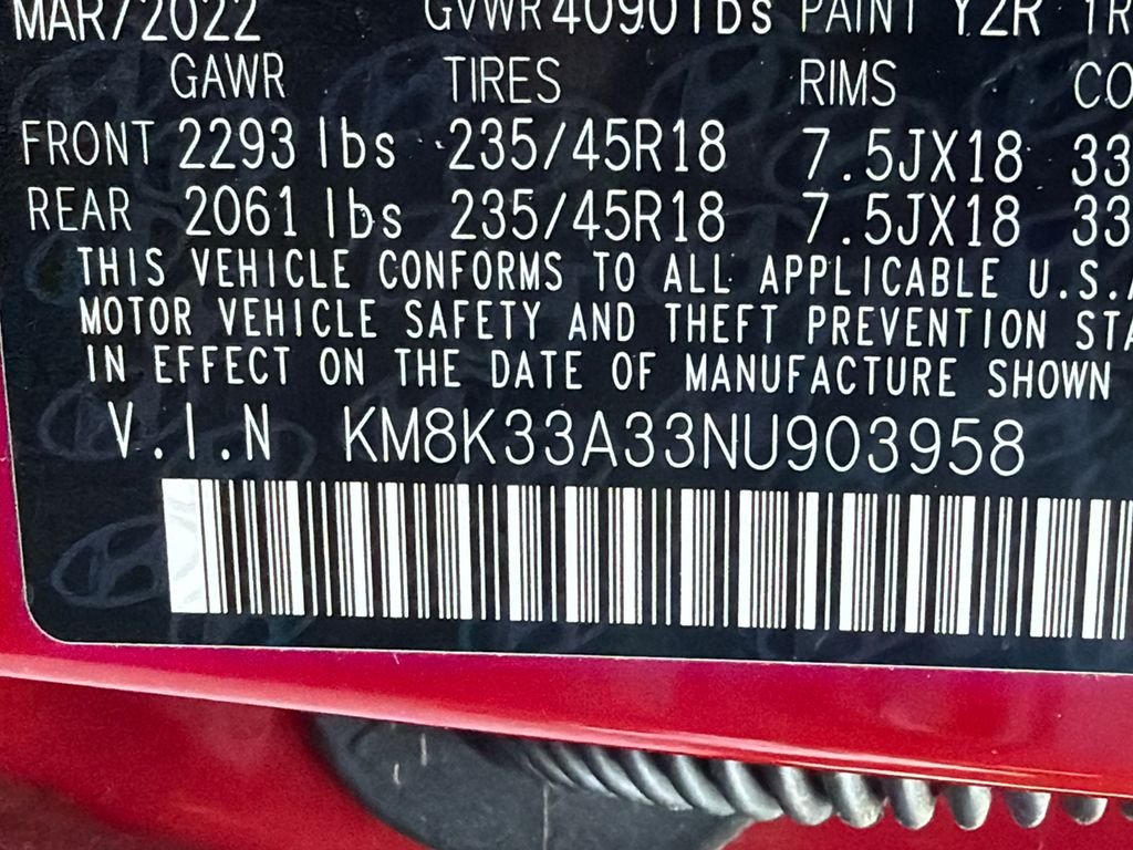 Used 2022 Red Hyundai N Line image 32