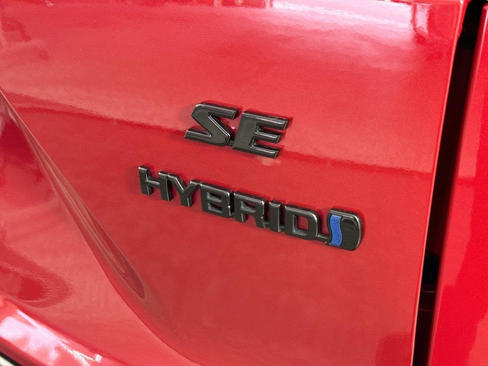Certified Used 2024 Barcelona Red Metallic/Jet Black Toyota Hybrid Nightshade Edition image 13