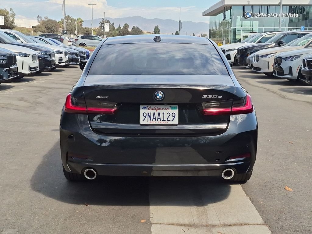 Used 2024 Black BMW 330e xDrive image 7