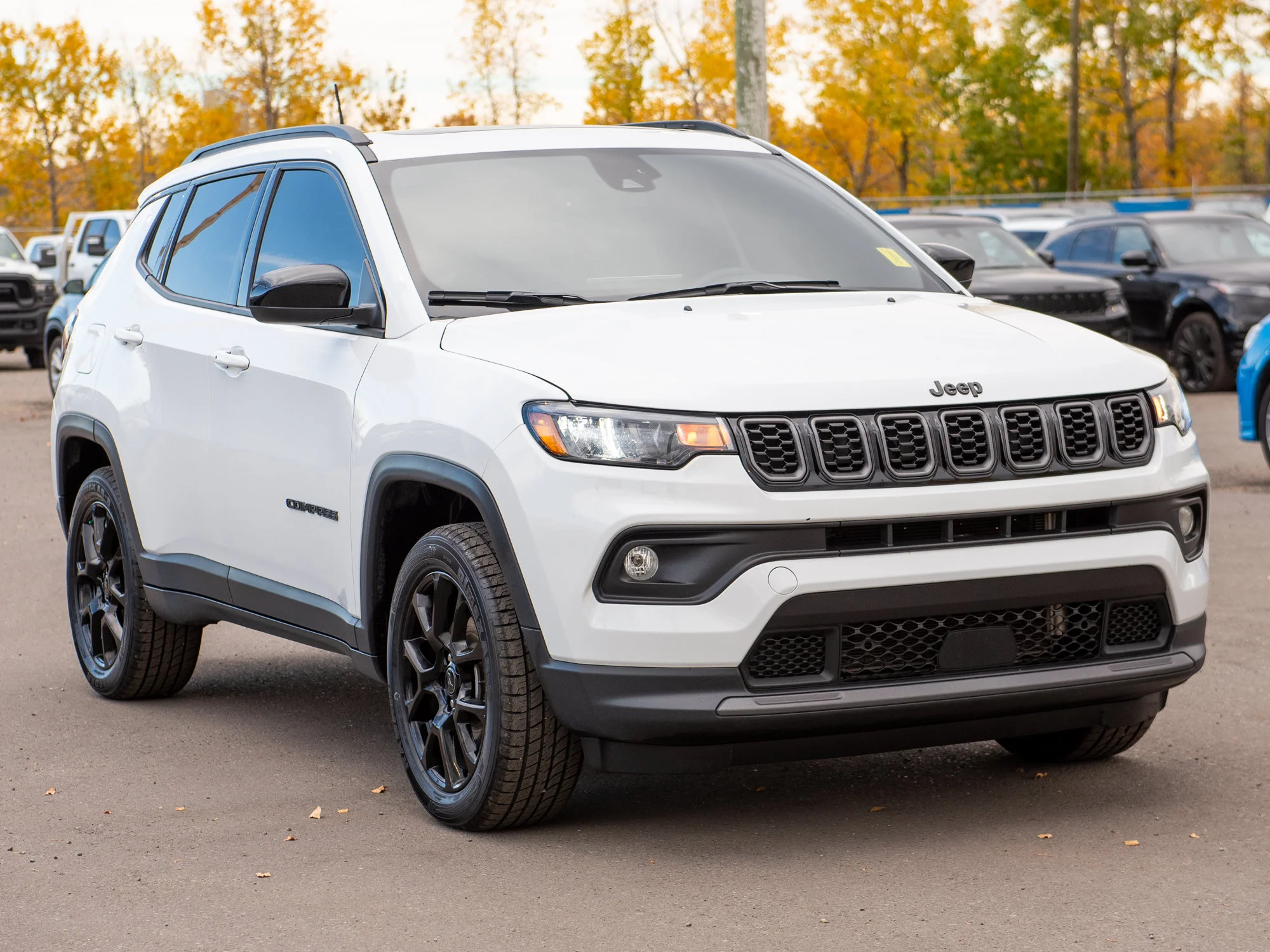 Used 2025 White Jeep Altitude* 4x4, Panoramic Sunroof, Heated Seats & Wheel, Remote Start image 5