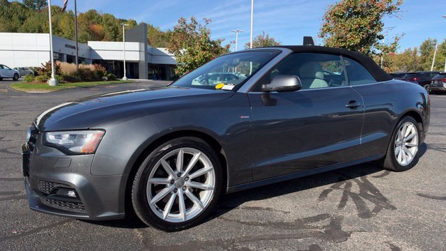 Used 2017 Audi A5 Cabriolet Sport with VIN WAUD2AFH9HN004168 for sale in Northborough, MA