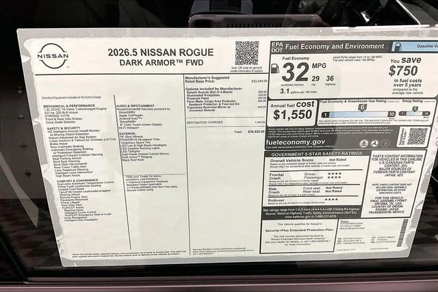 New 2026 Scarlet Ember Tintcoat Nissan Dark Armor image 40