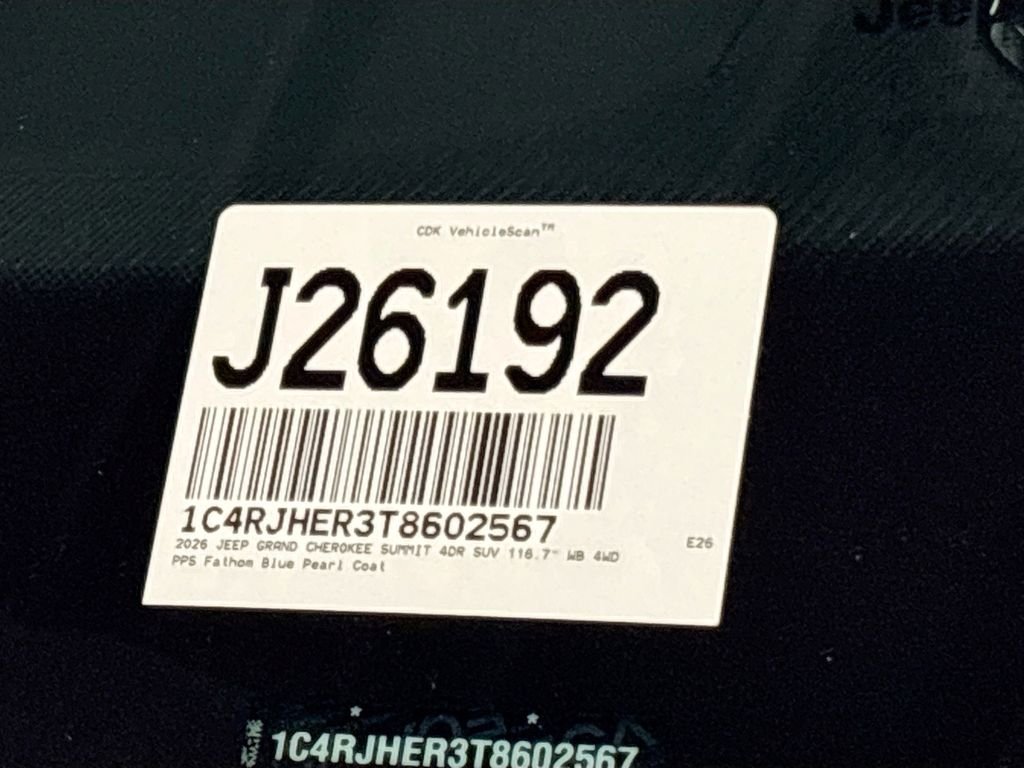 New 2026 Fathom Blue Pearl-Coat Exterior Paint Jeep Summit image 26