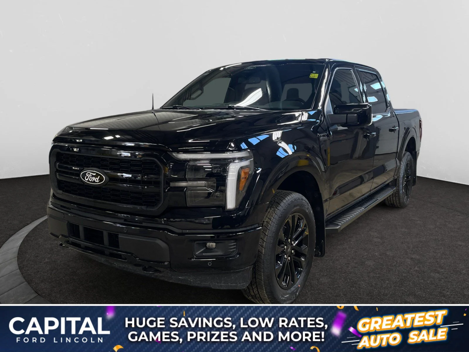 New 2026 Agate Black Metallic Ford Lariat image 1