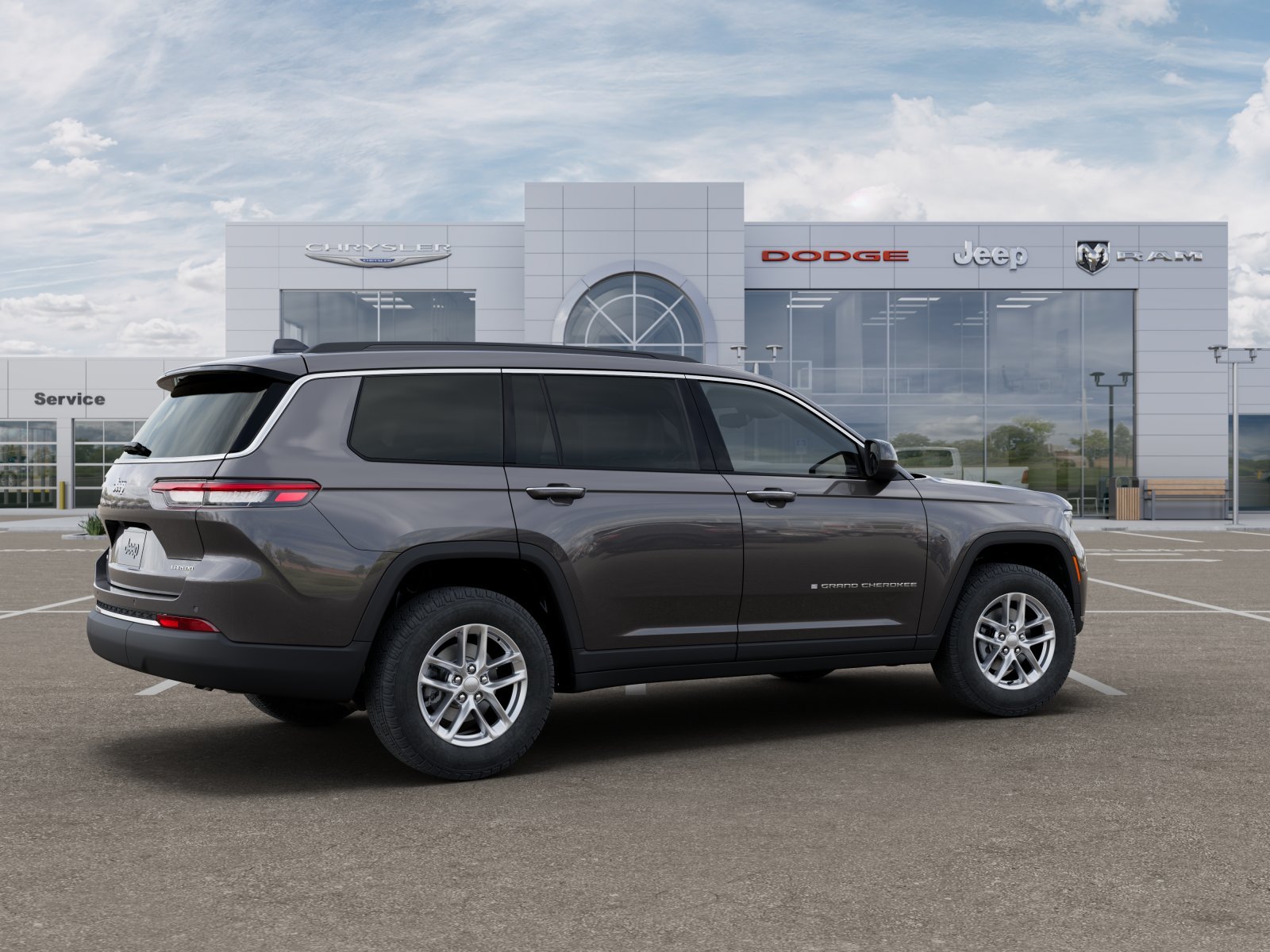 New 2025 Baltic Gray Metallic Clear-Coat Exterior Paint Jeep Laredo image 29
